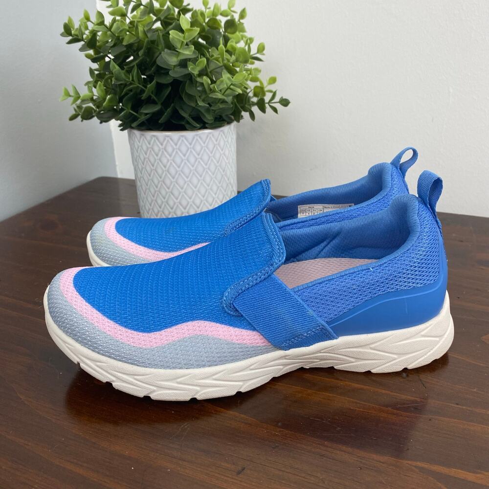 Vionic Blue Nalia Slip On Mesh Casual Sneaker Shoes Size 6